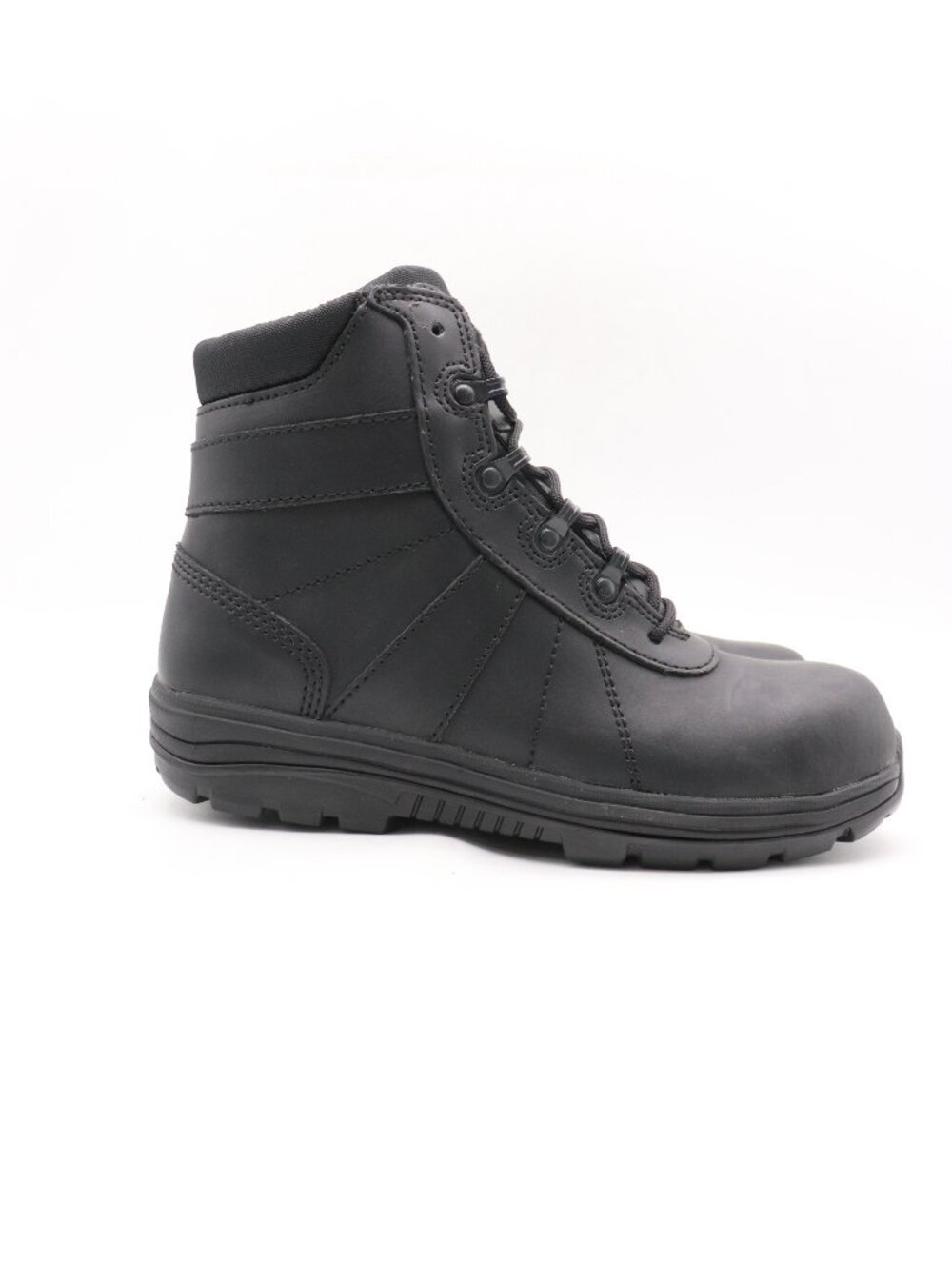 NWOB Worx By Red Wing 5629 Men's 8 M Safety Toe Work Black Leather Boots